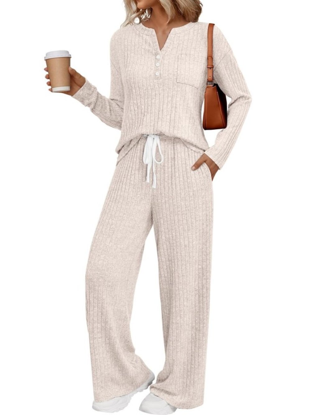 Women's 2 Piece Matching Lounge Sets 2026 Trendy Fall Outfits